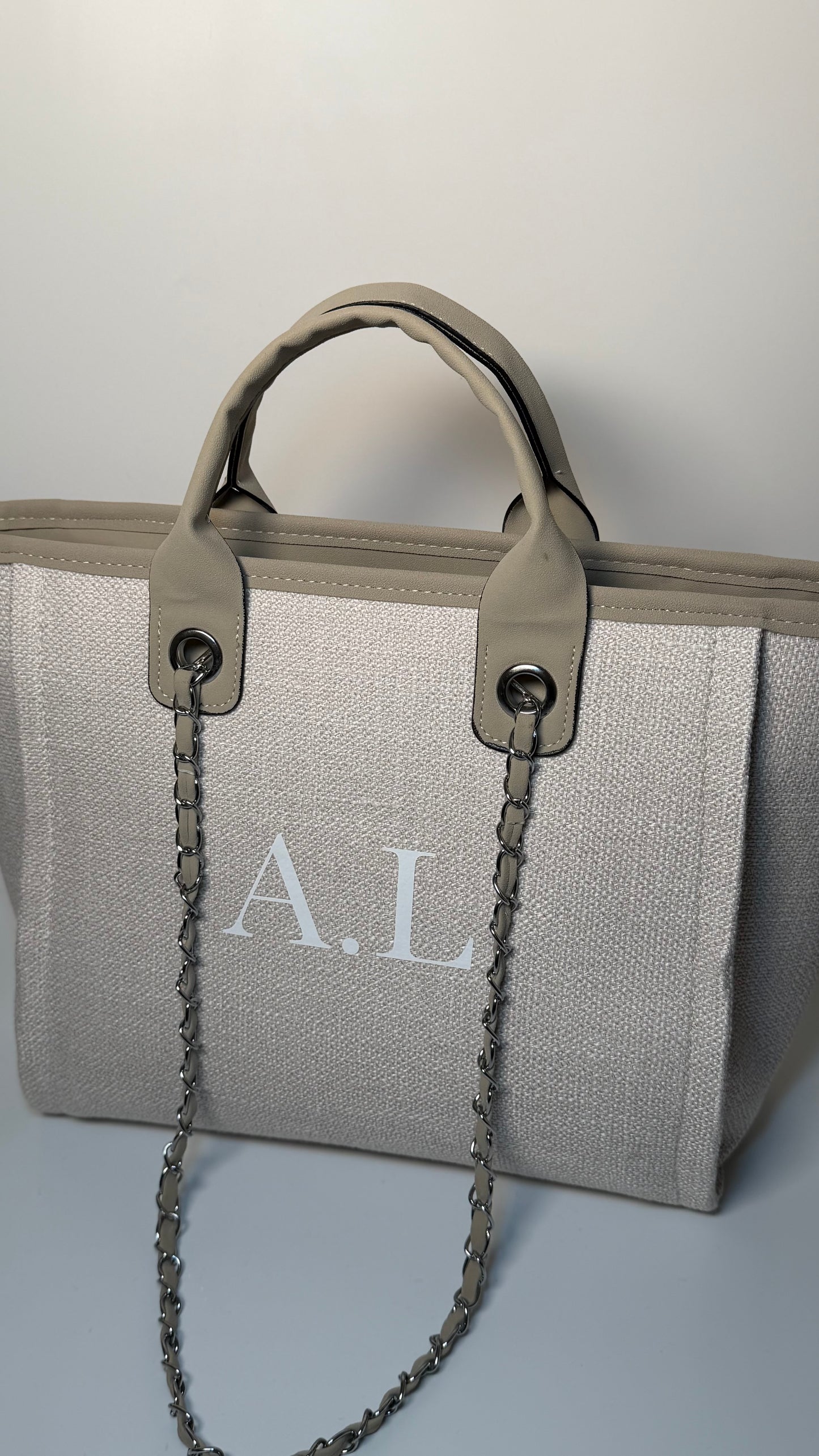 Luxury Tote Bag - Beige