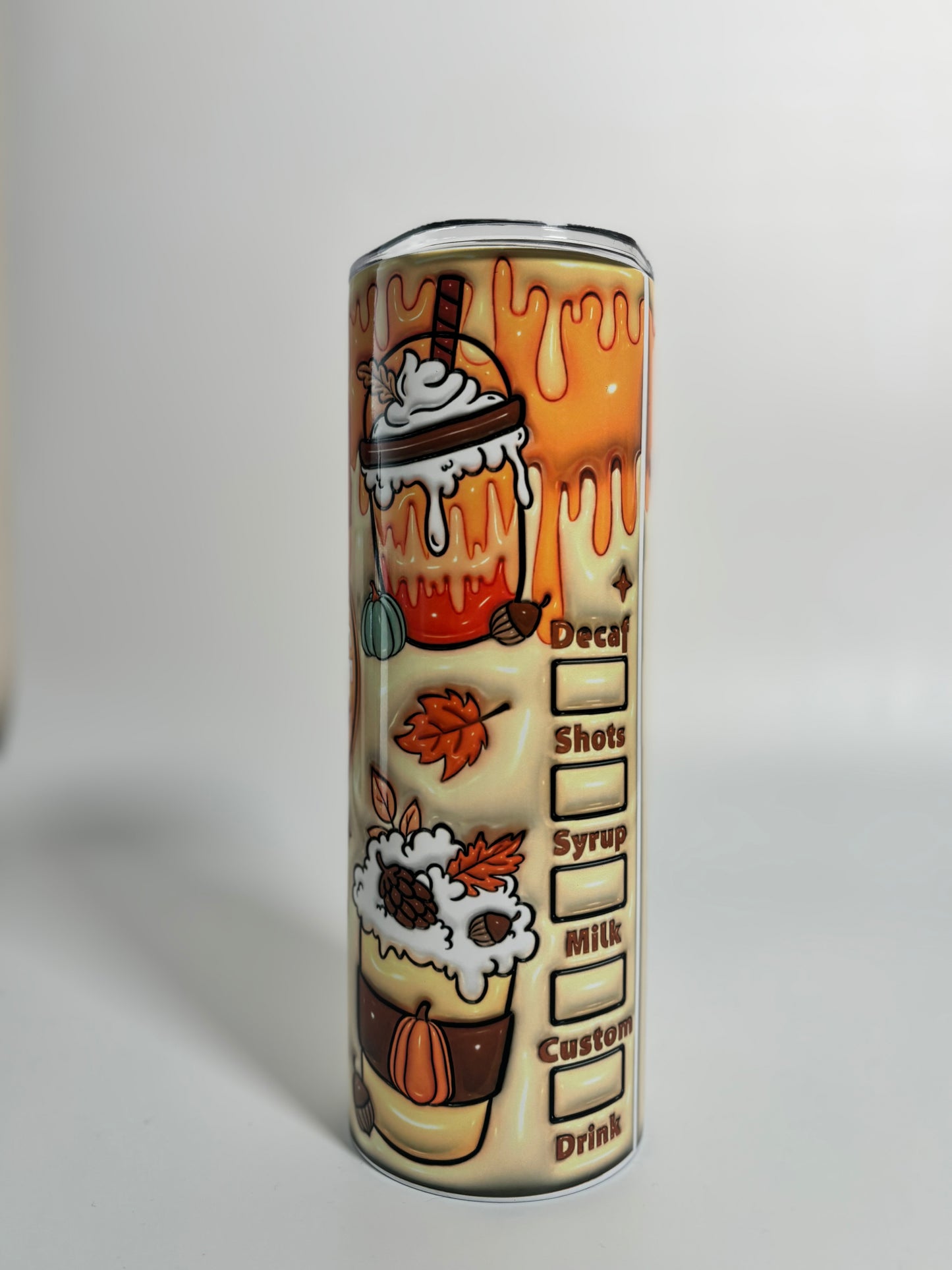 Pumpkin Spice, Autumnal Tumbler, 20oz