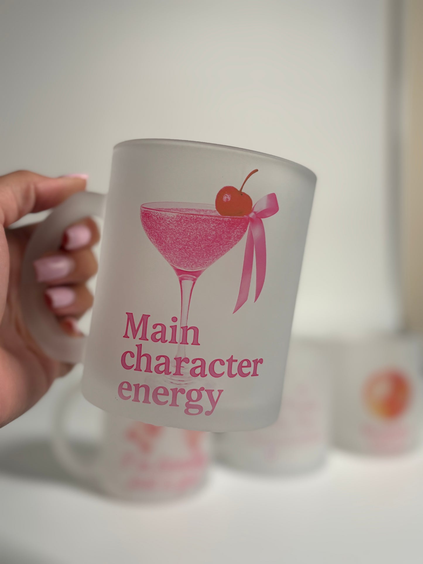 “Main Character Energy” Frosted Mug – 11oz