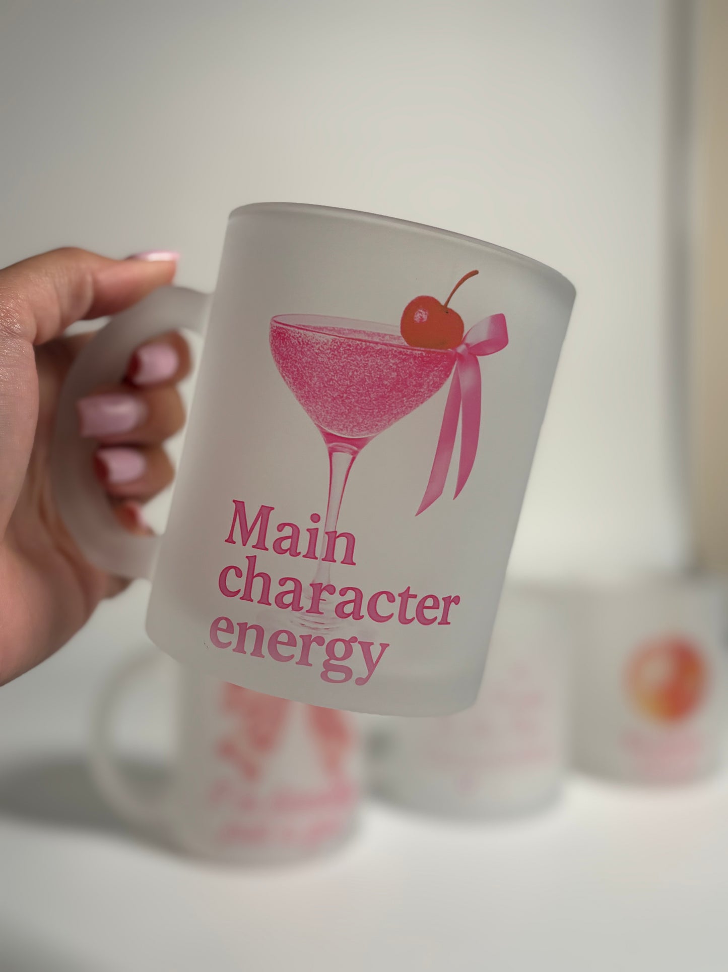 “Main Character Energy” Frosted Mug – 11oz