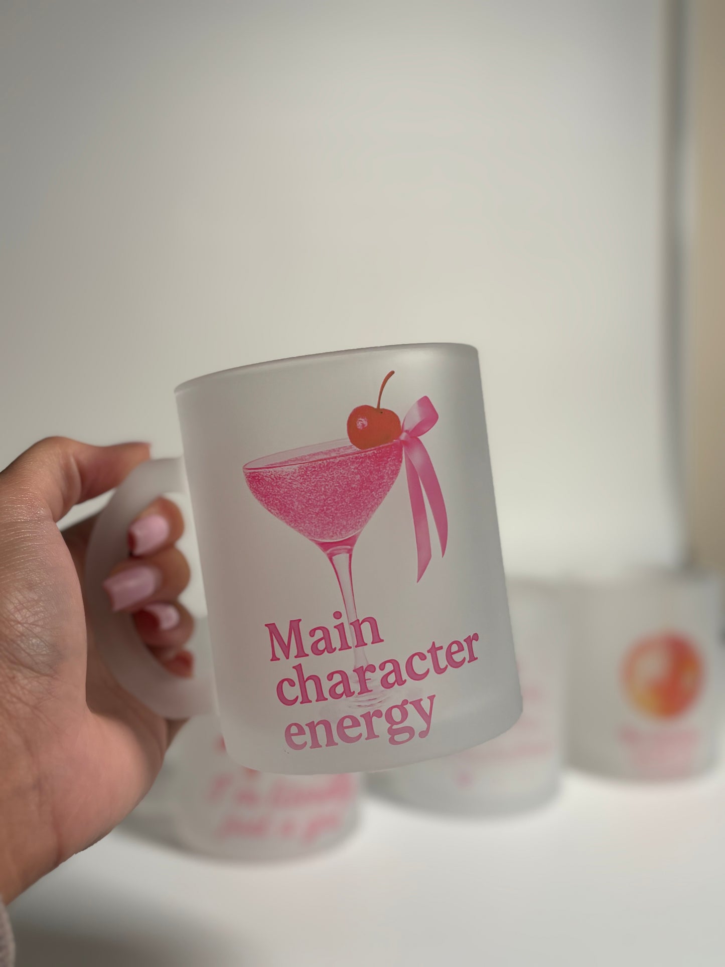 “Main Character Energy” Frosted Mug – 11oz