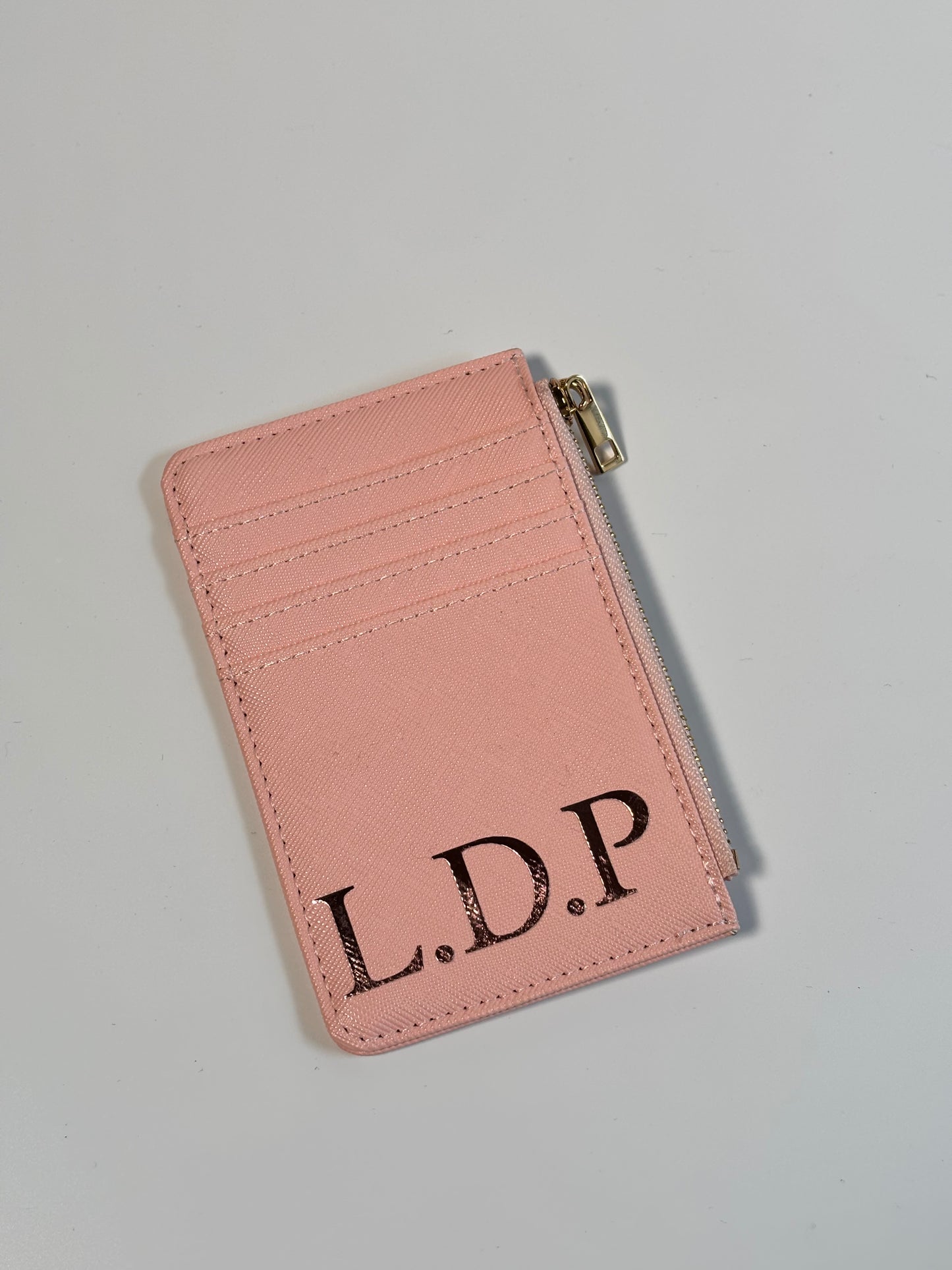 Personalised Initials Card Holder