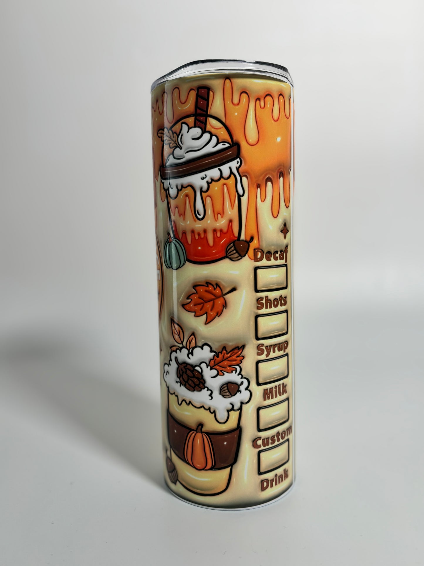 Pumpkin Spice, Autumnal Tumbler, 20oz