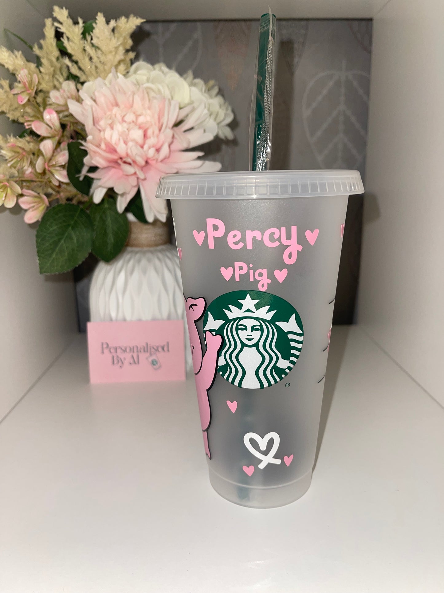 Personalised Starbucks Cup – Percy-Inspired Design