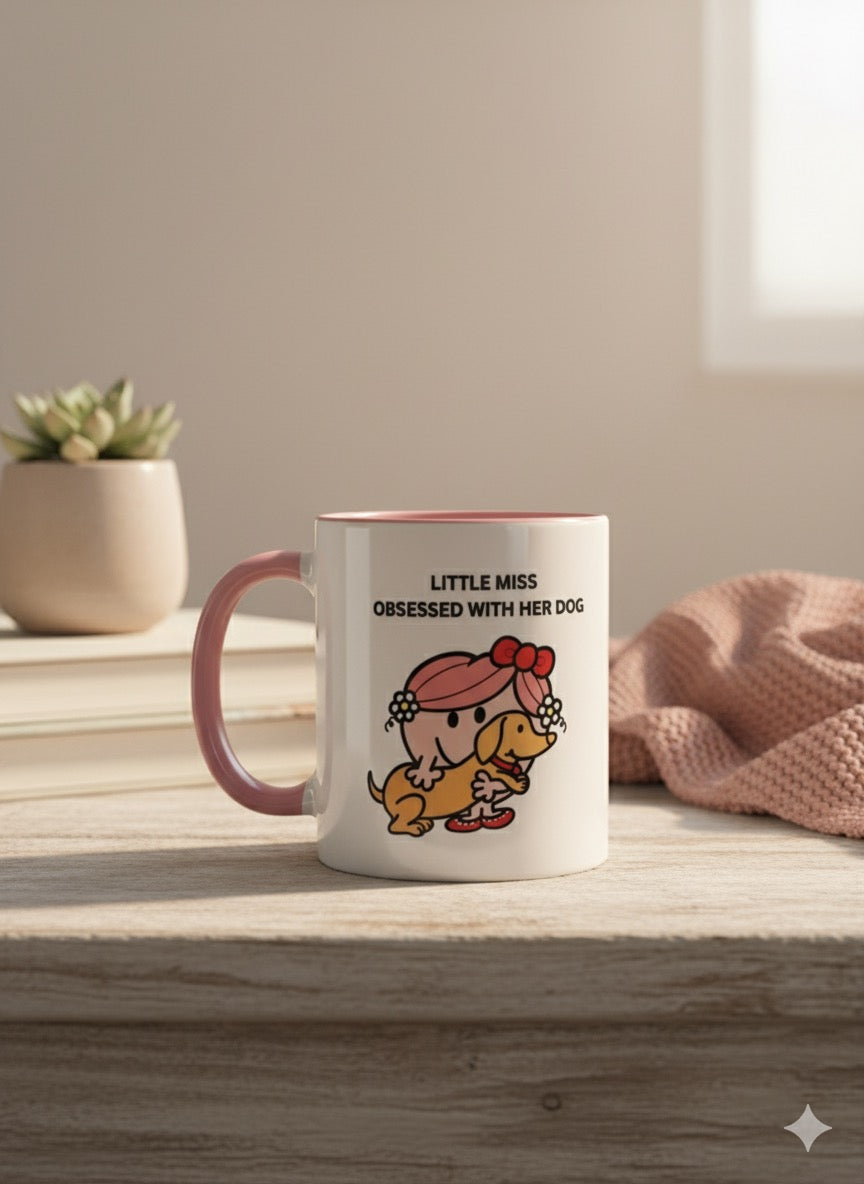 Little Miss ‘Obsessed with her dog’ Mug