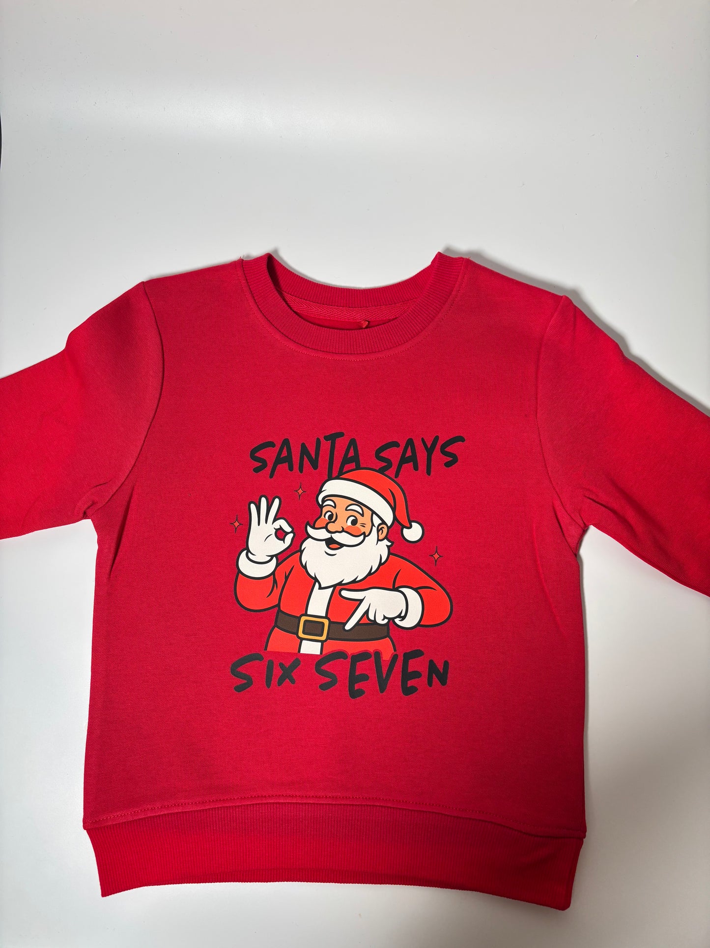 “Santa Says Six Seven” Children’s Christmas Jumper