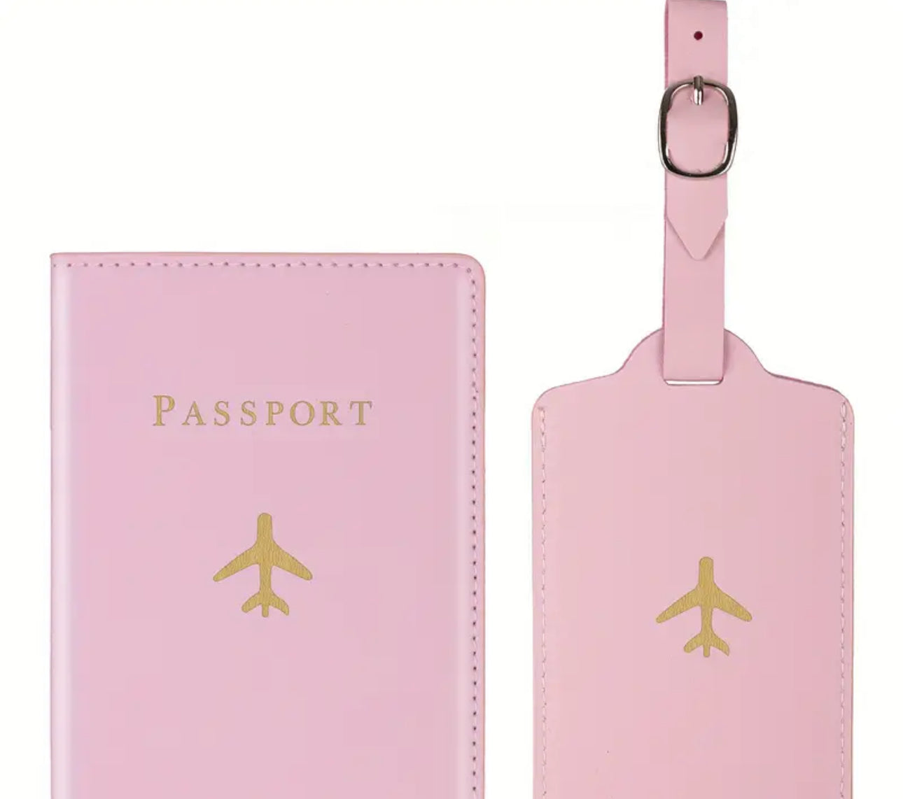 Personalised Passport Cover & Luggage Tag Set
