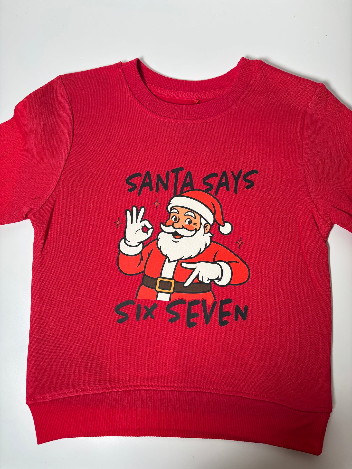 “Santa Says Six Seven” Children’s Christmas Jumper