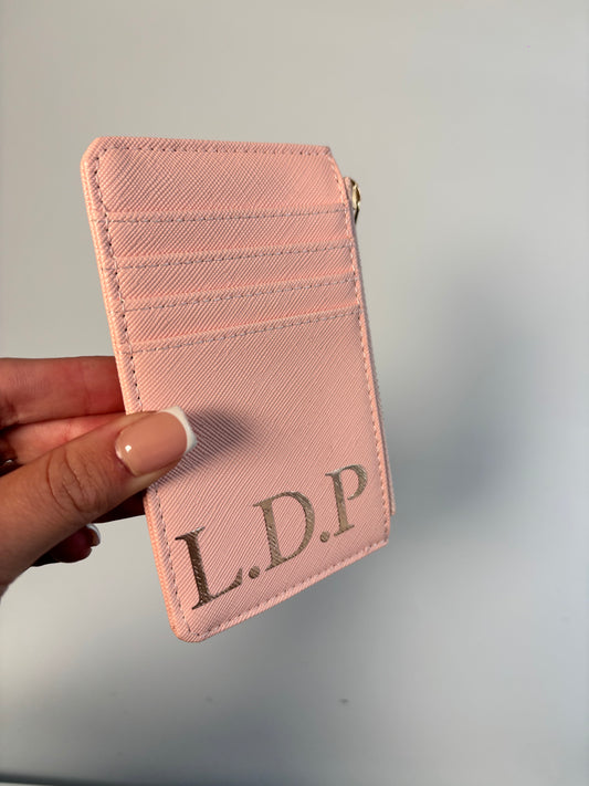 Personalised Initials Card Holder