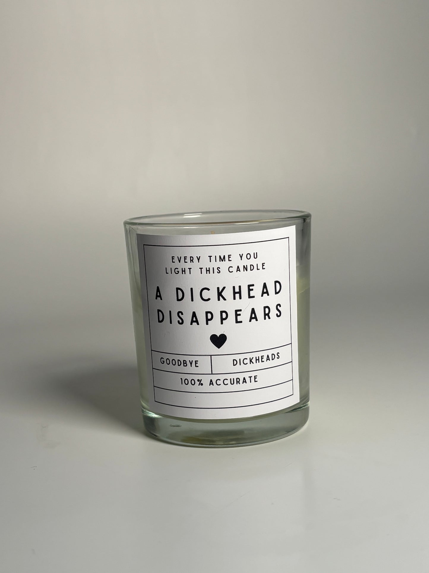 A D’head Disappears Candle