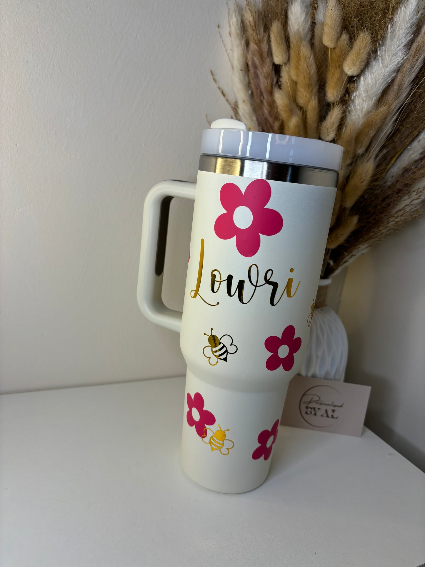 Flowers & Bees Tumbler, 40oz