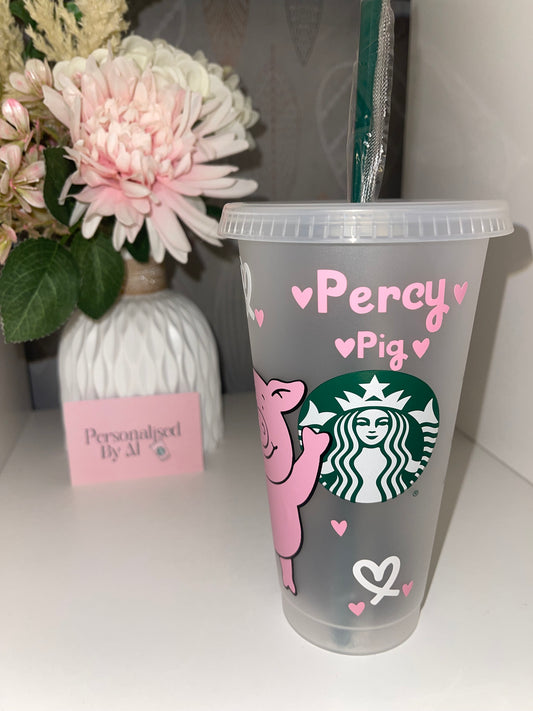 Personalised Starbucks Cup – Percy-Inspired Design