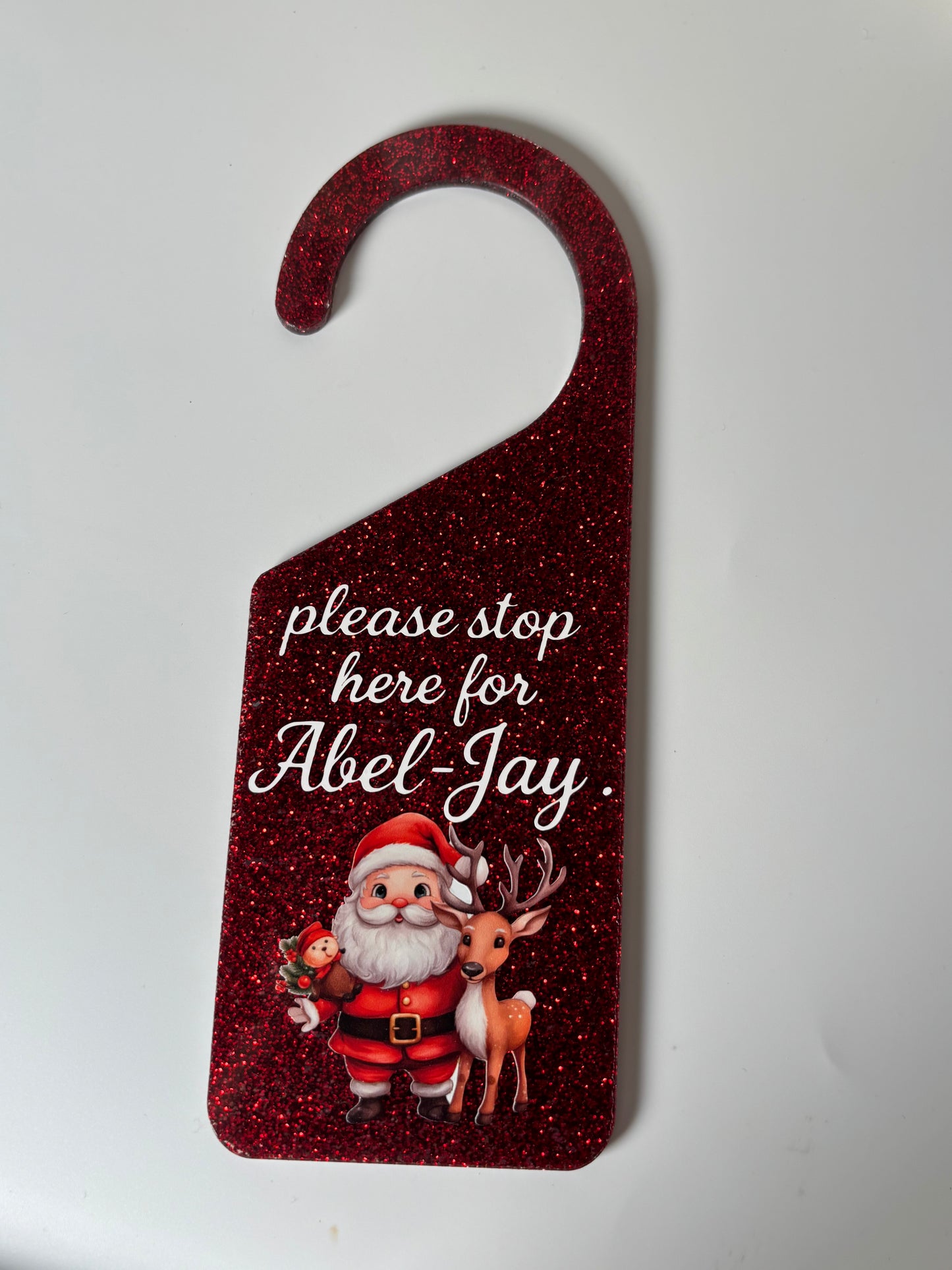 Santa Stop Sign