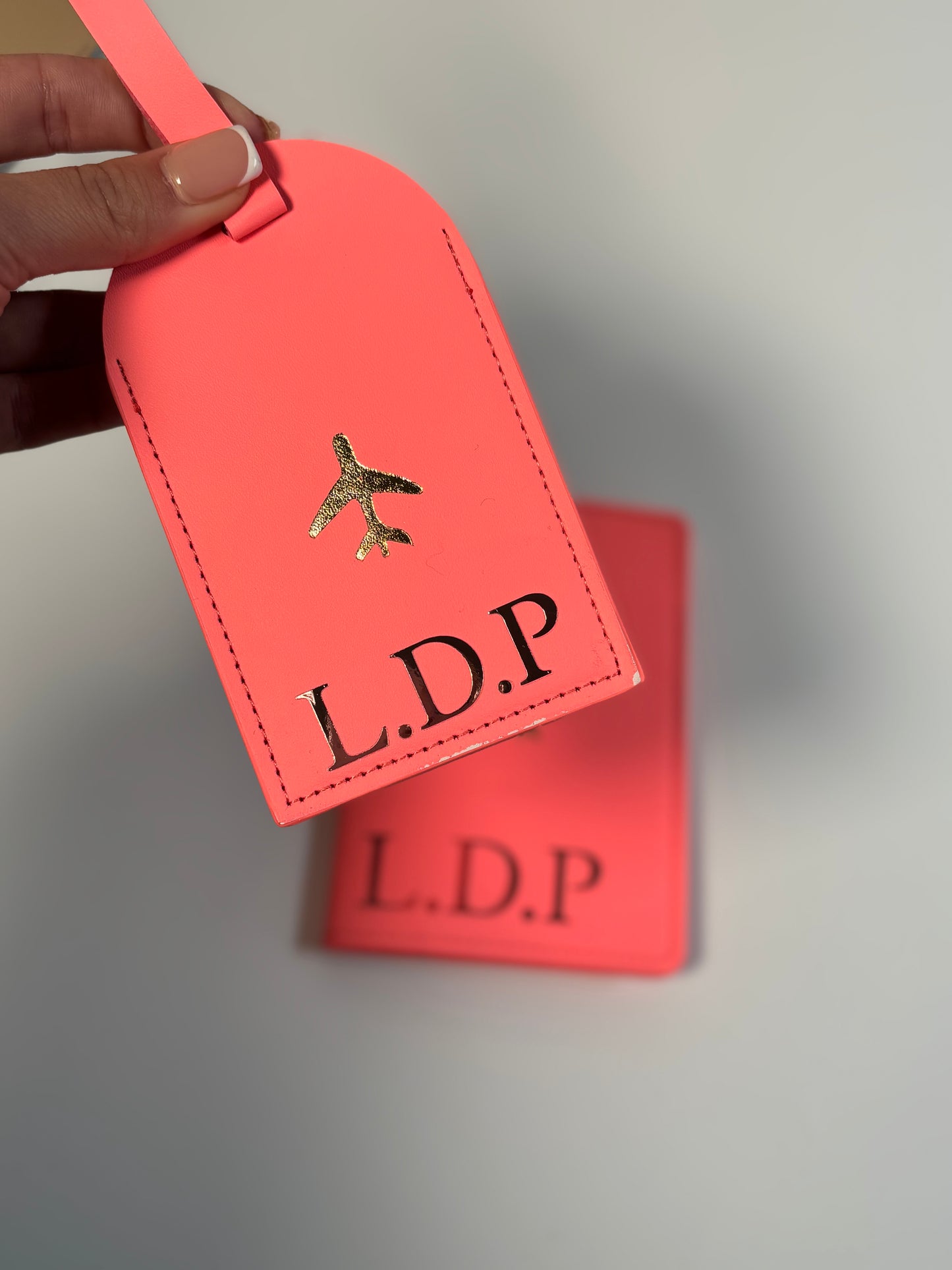 Personalised Passport Cover & Luggage Tag Set