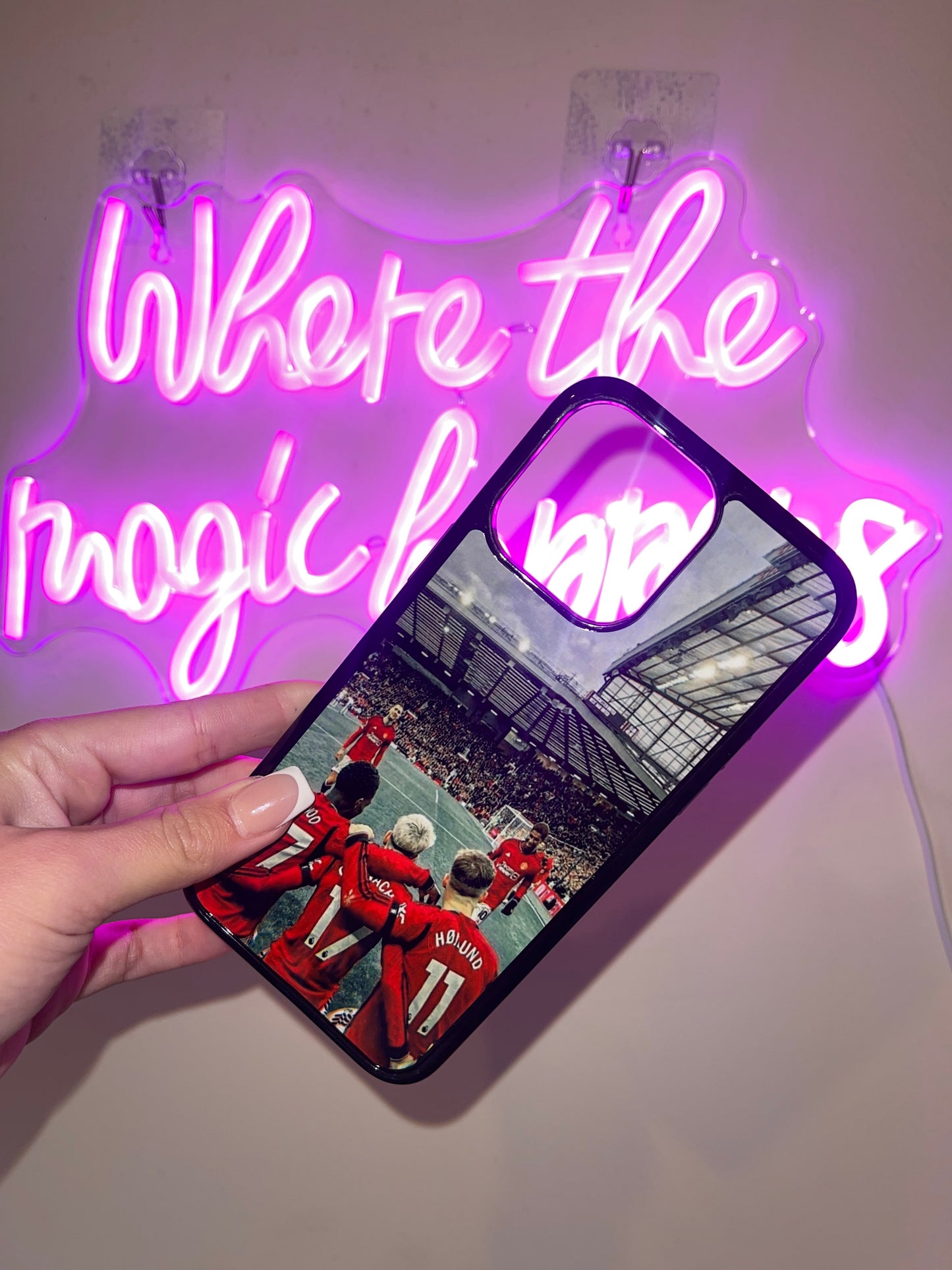 Personalised Manchester United IPhone Case (Design 2)
