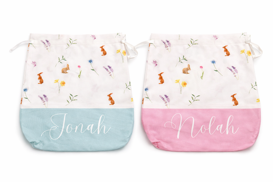 Personalised Easter Bunny Drawstring Bag
