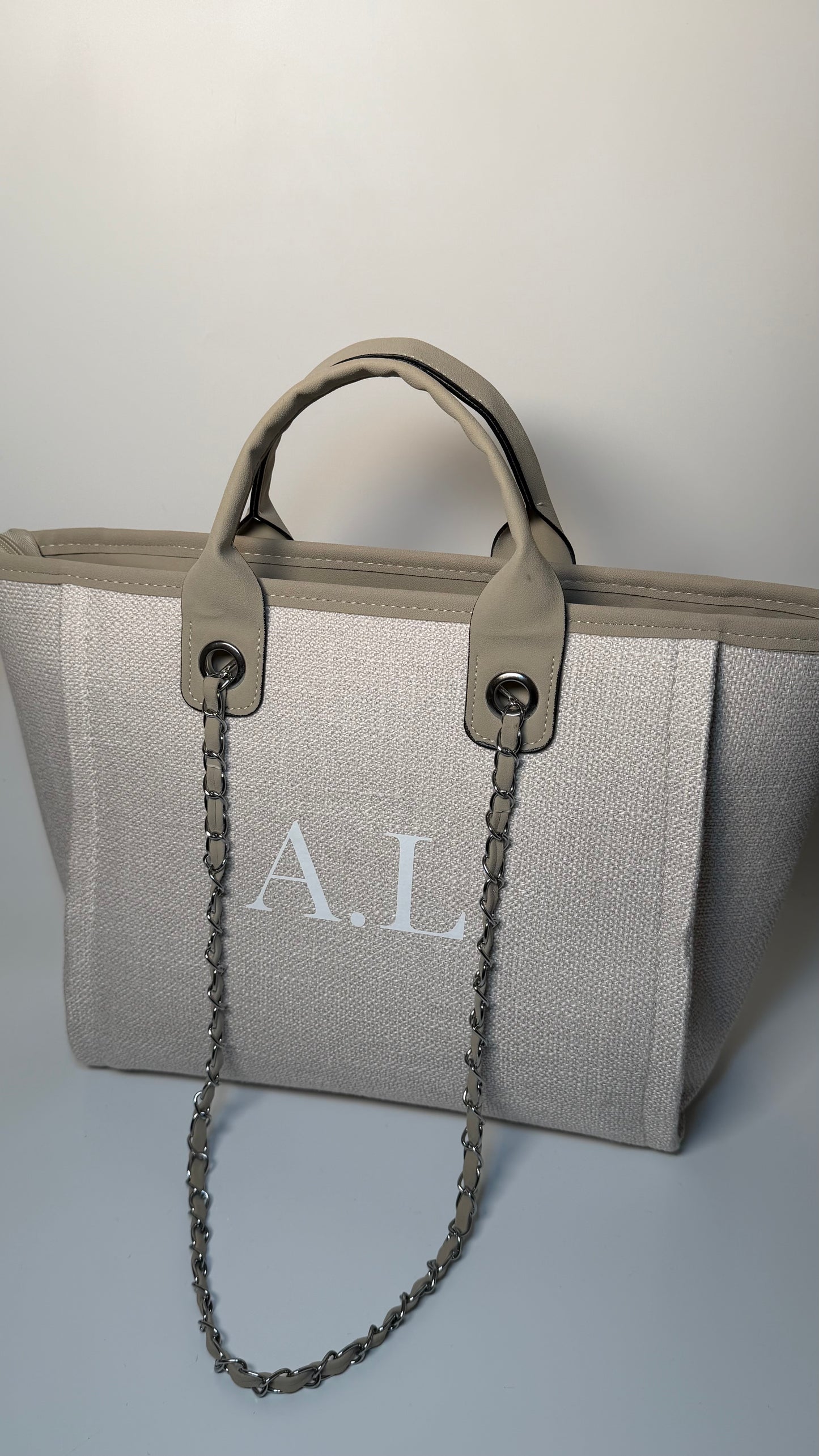 Luxury Tote Bag - Beige