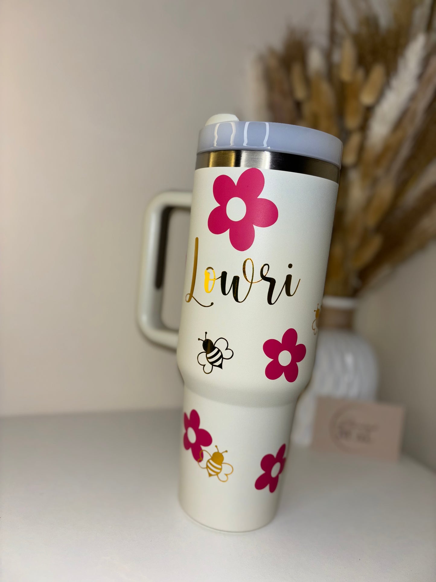 Flowers & Bees Tumbler, 40oz