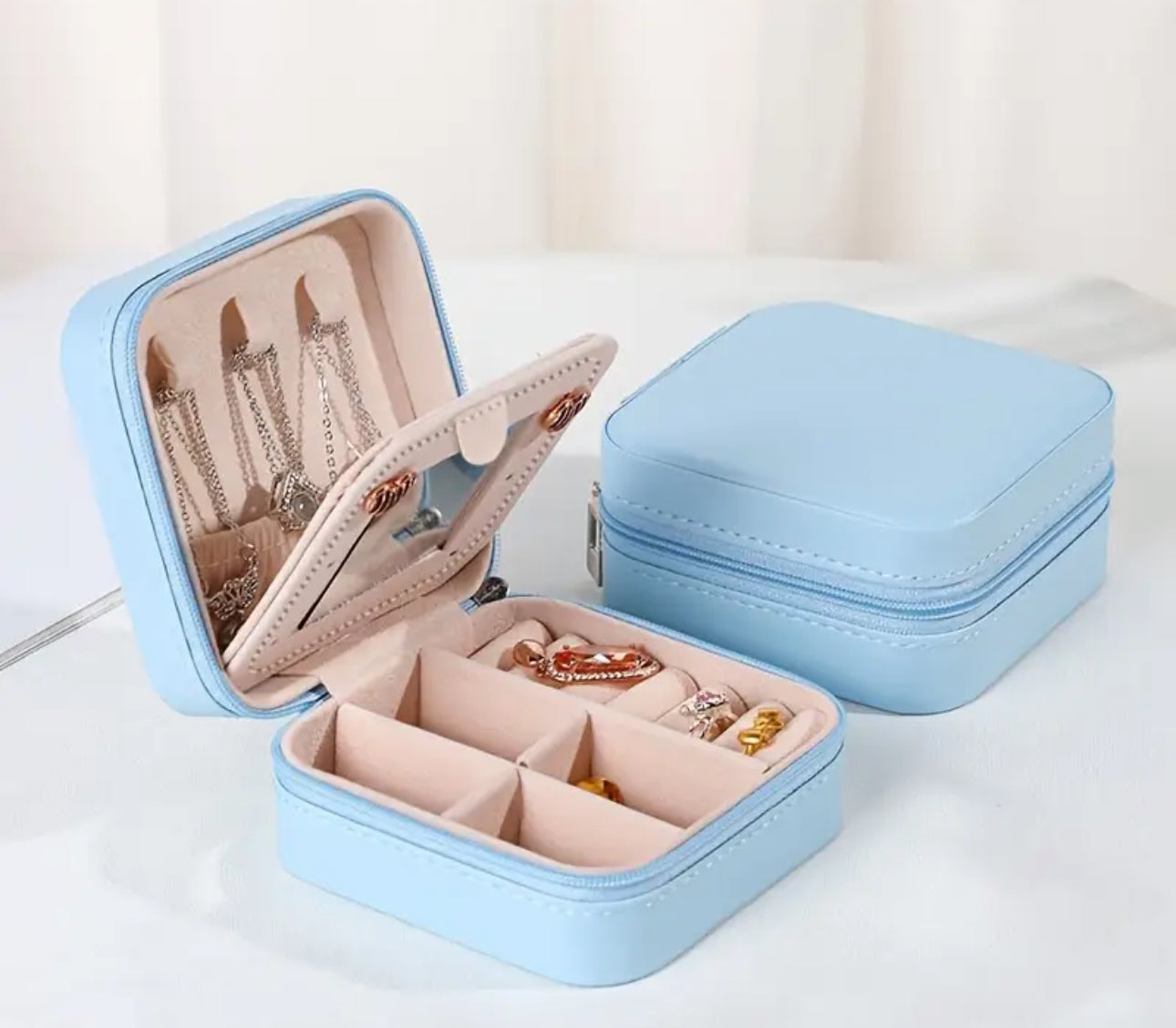 Personalised Mini Travel Jewellery Box