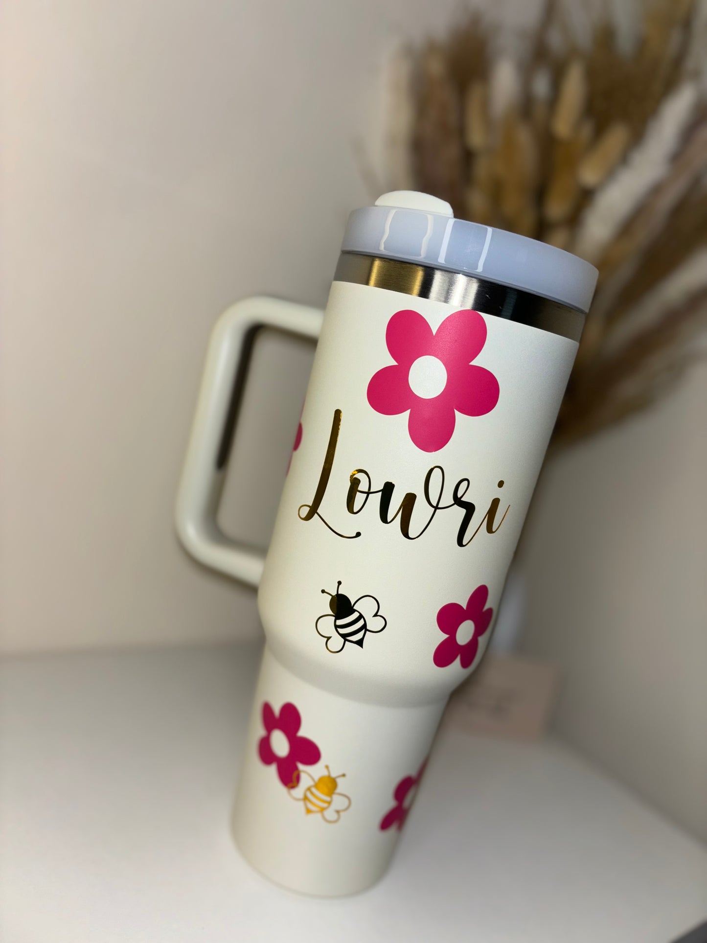 Flowers & Bees Tumbler, 40oz