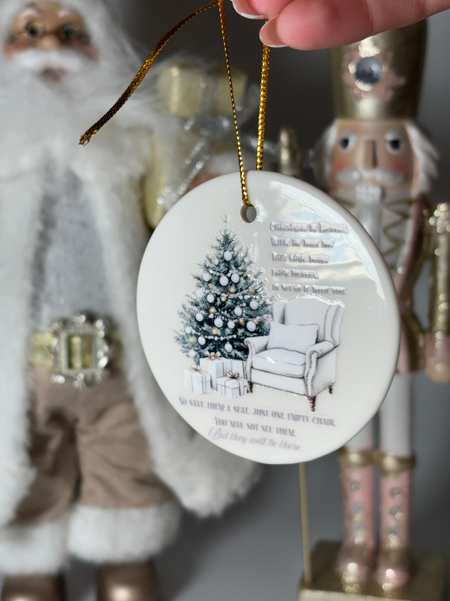 Christmas in Heaven” Memorial Ceramic Bauble