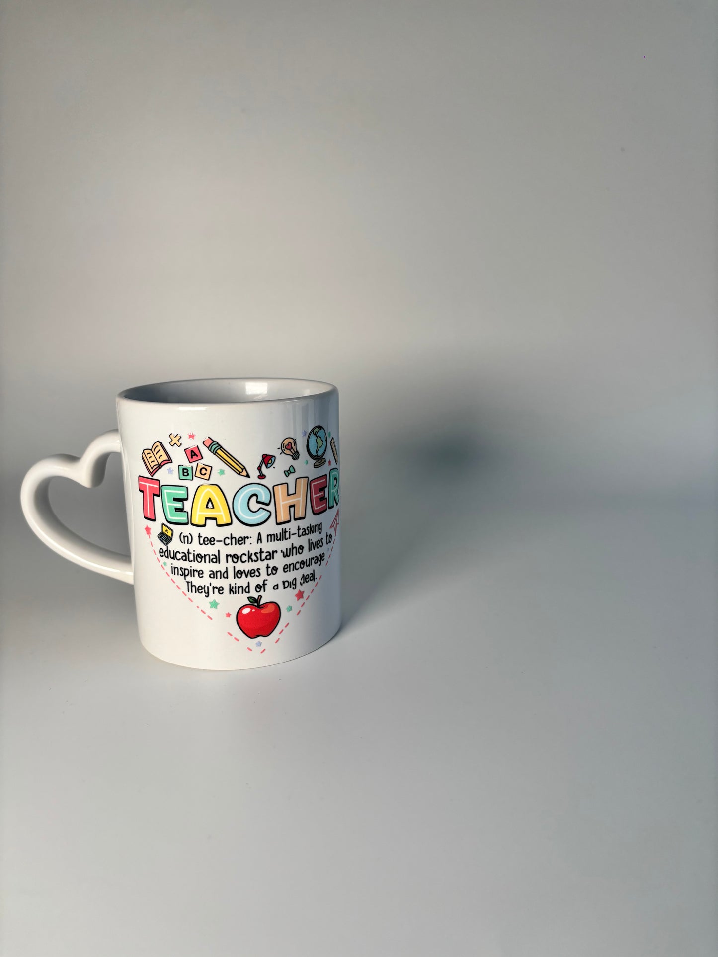 Teacher A Multitasking Educational Rockstar Novelty Ceramic Coffee Tea Cup Mug