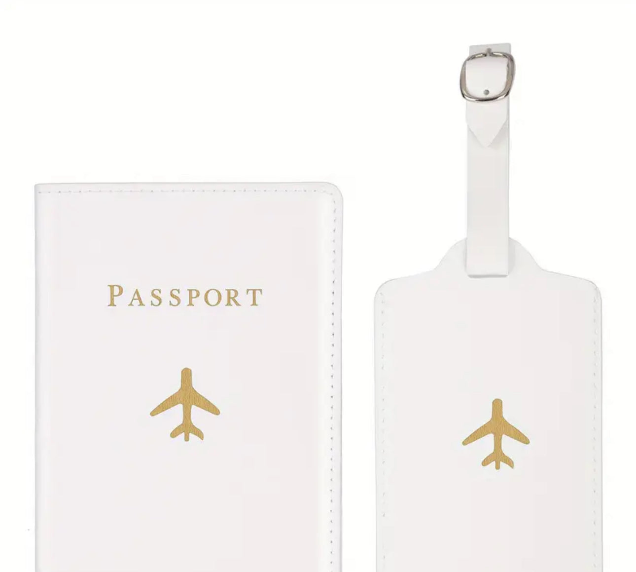 Personalised Passport Cover & Luggage Tag Set