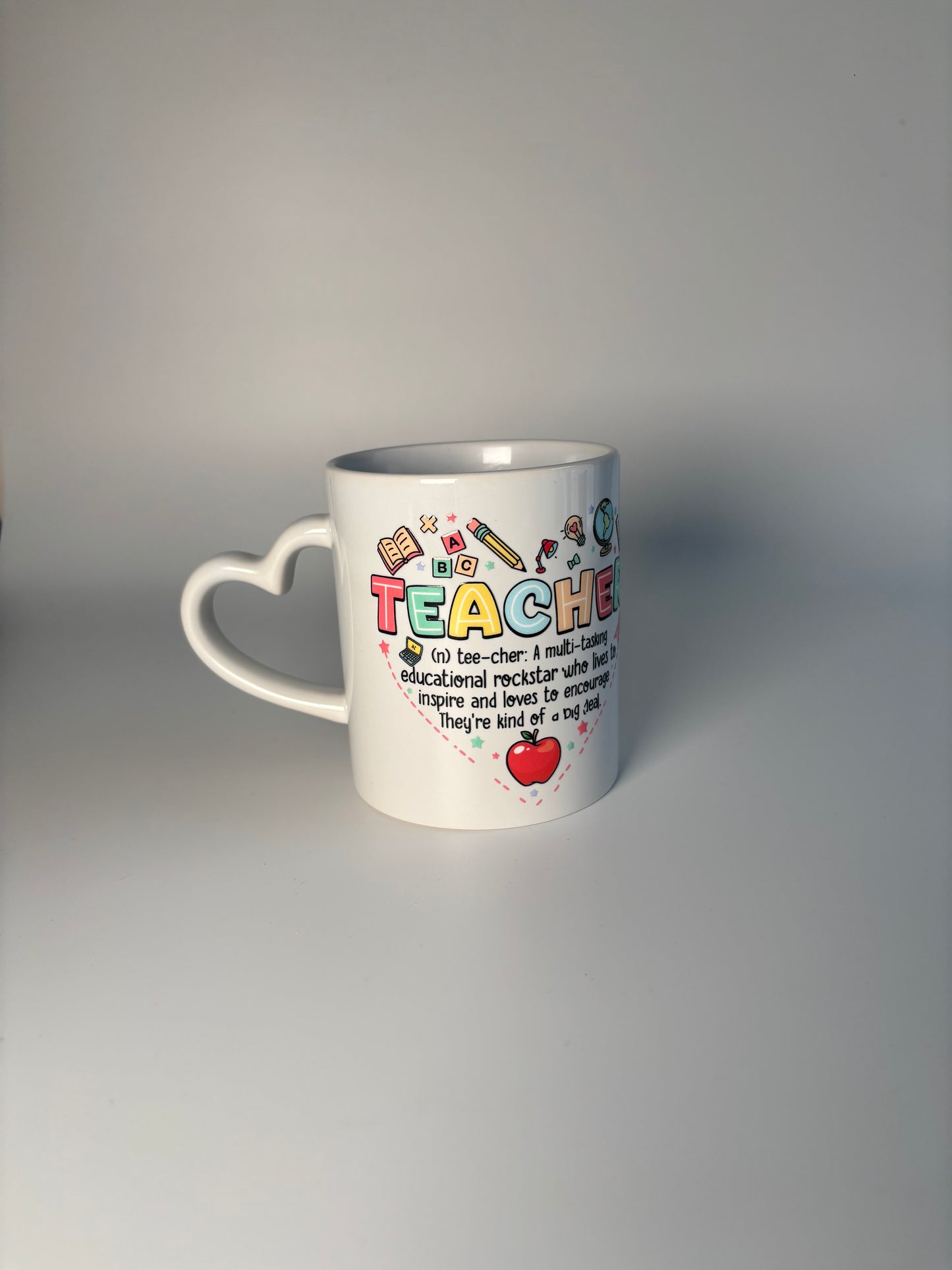 Teacher A Multitasking Educational Rockstar Novelty Ceramic Coffee Tea Cup Mug