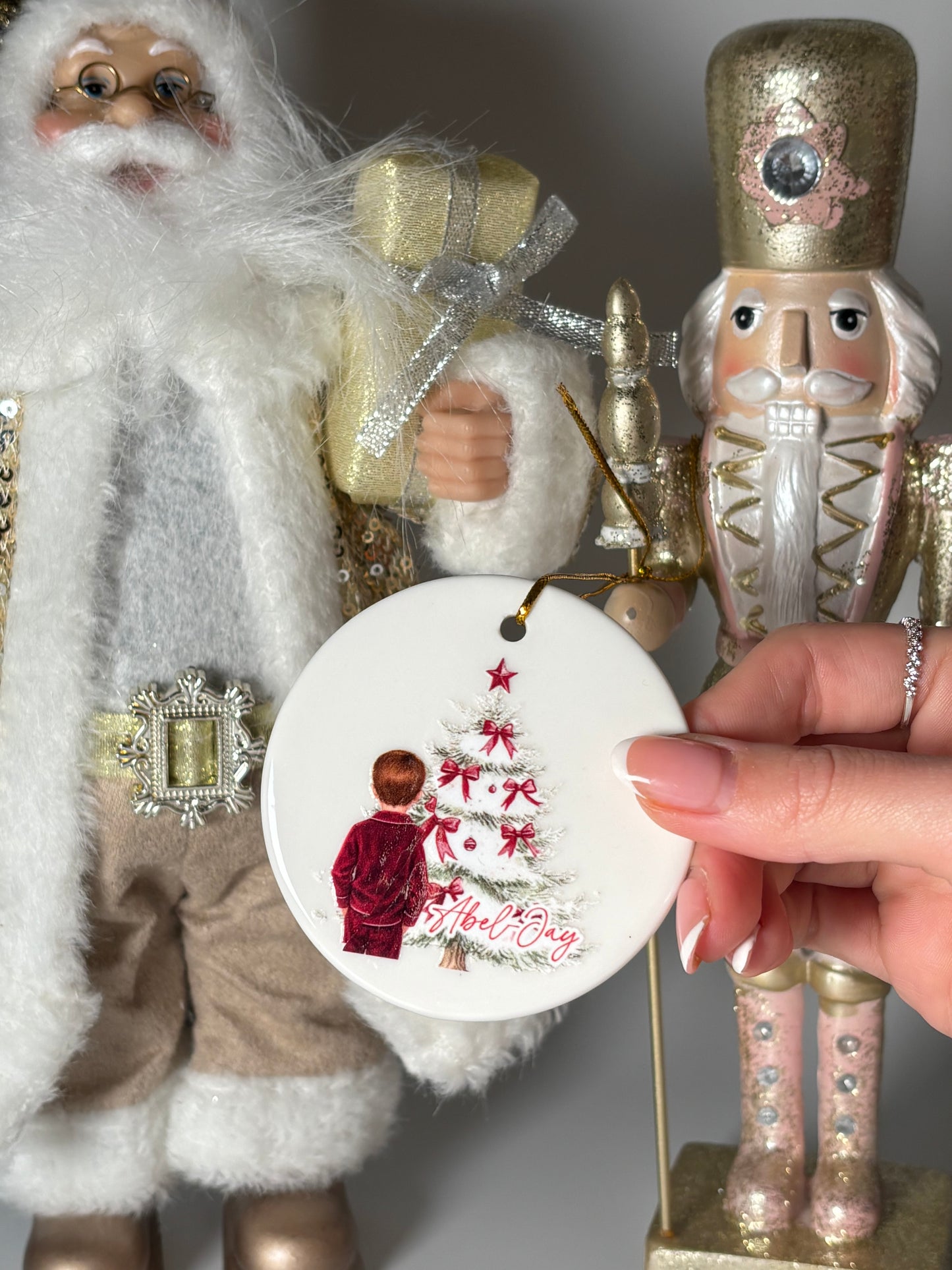 Personalised Children’s Christmas Tree Ceramic Bauble