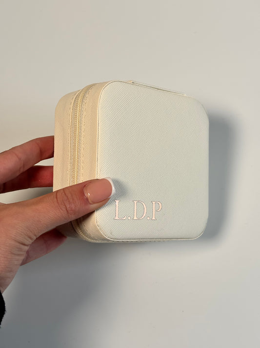 Personalised Mini Travel Jewellery Box