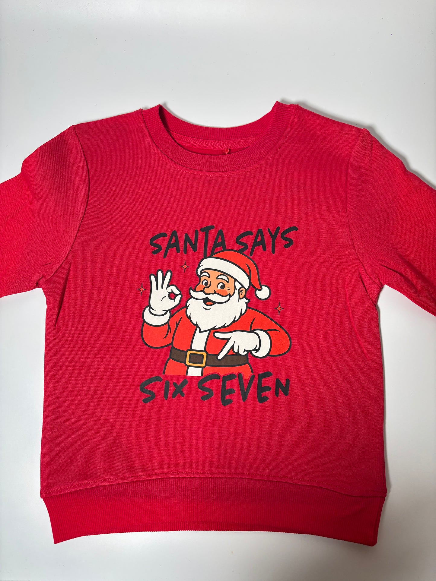 “Santa Says Six Seven” Children’s Christmas Jumper