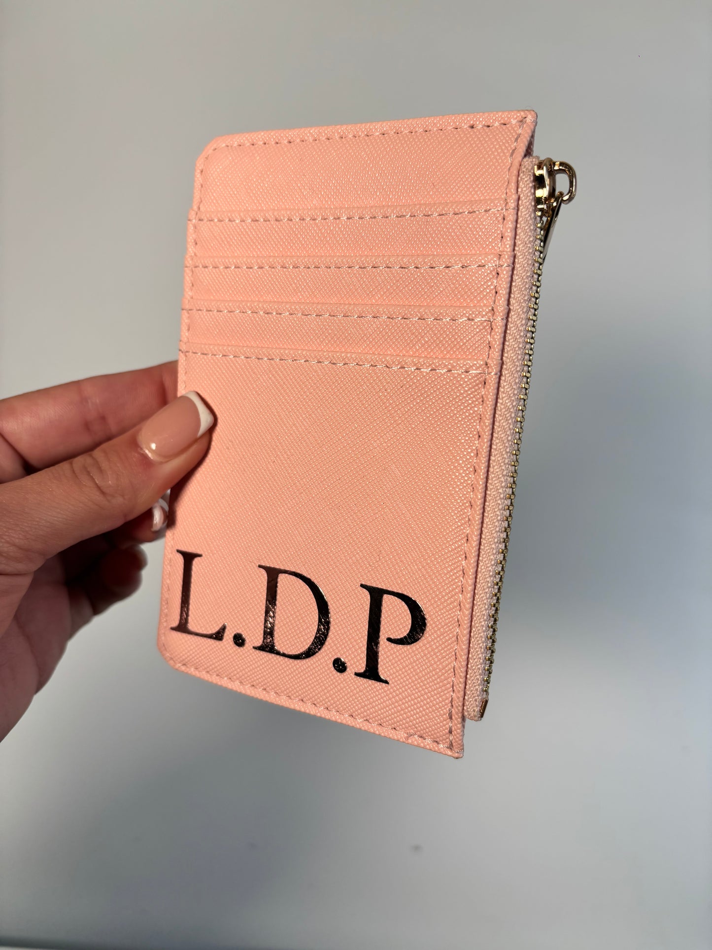 Personalised Initials Card Holder