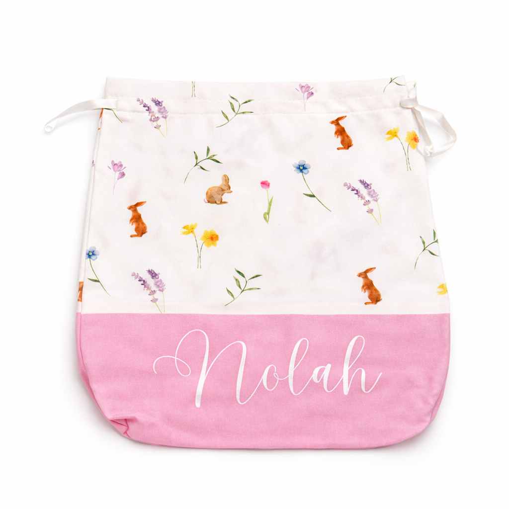 Personalised Easter Bunny Drawstring Bag