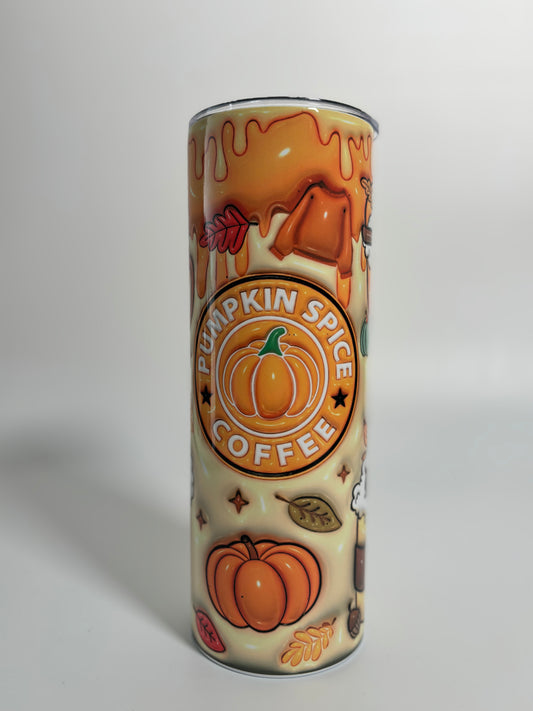 Pumpkin Spice, Autumnal Tumbler, 20oz