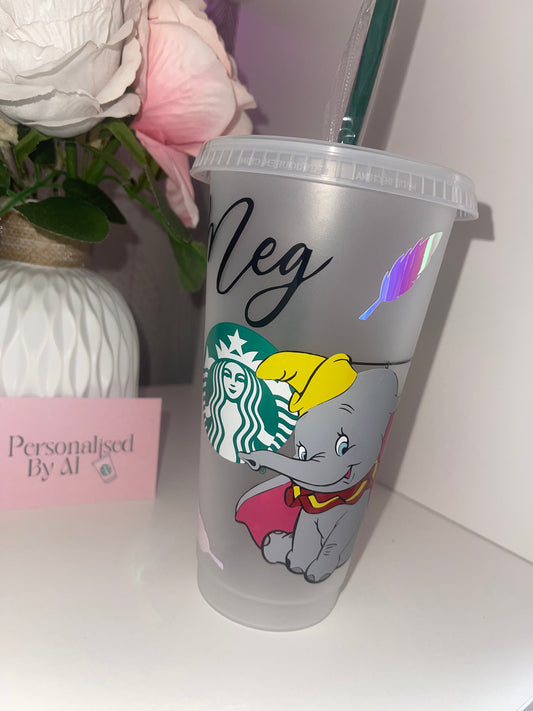 Personalised Elephant Starbucks Cup