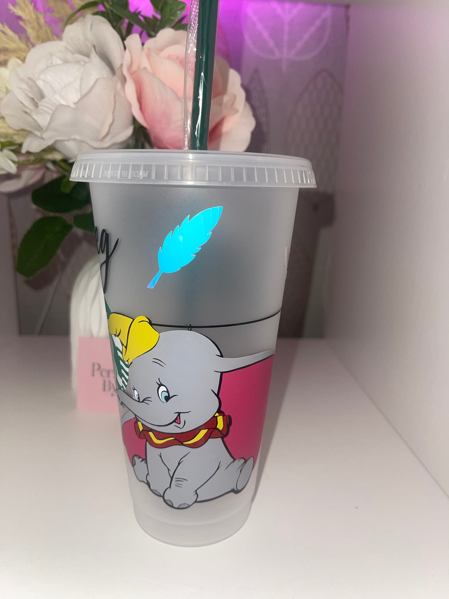 Personalised Elephant Starbucks Cup