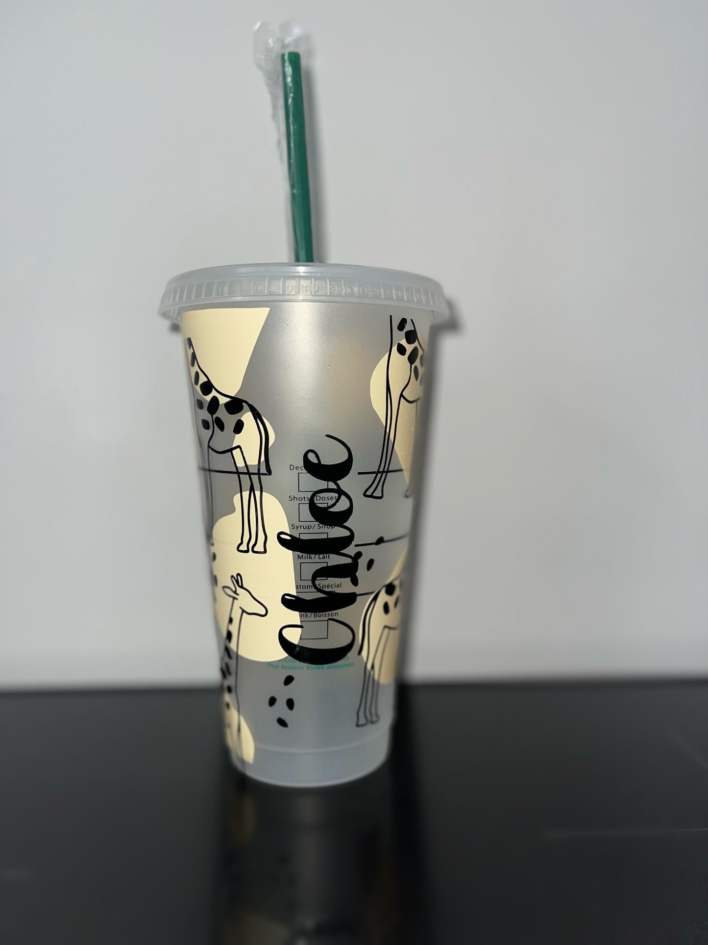 Personalised Giraffe Starbucks Cup