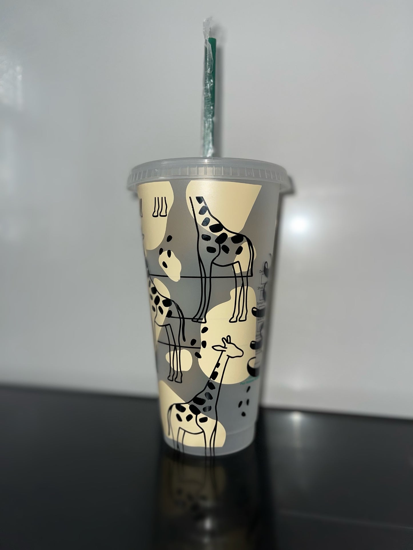 Personalised Giraffe Starbucks Cup