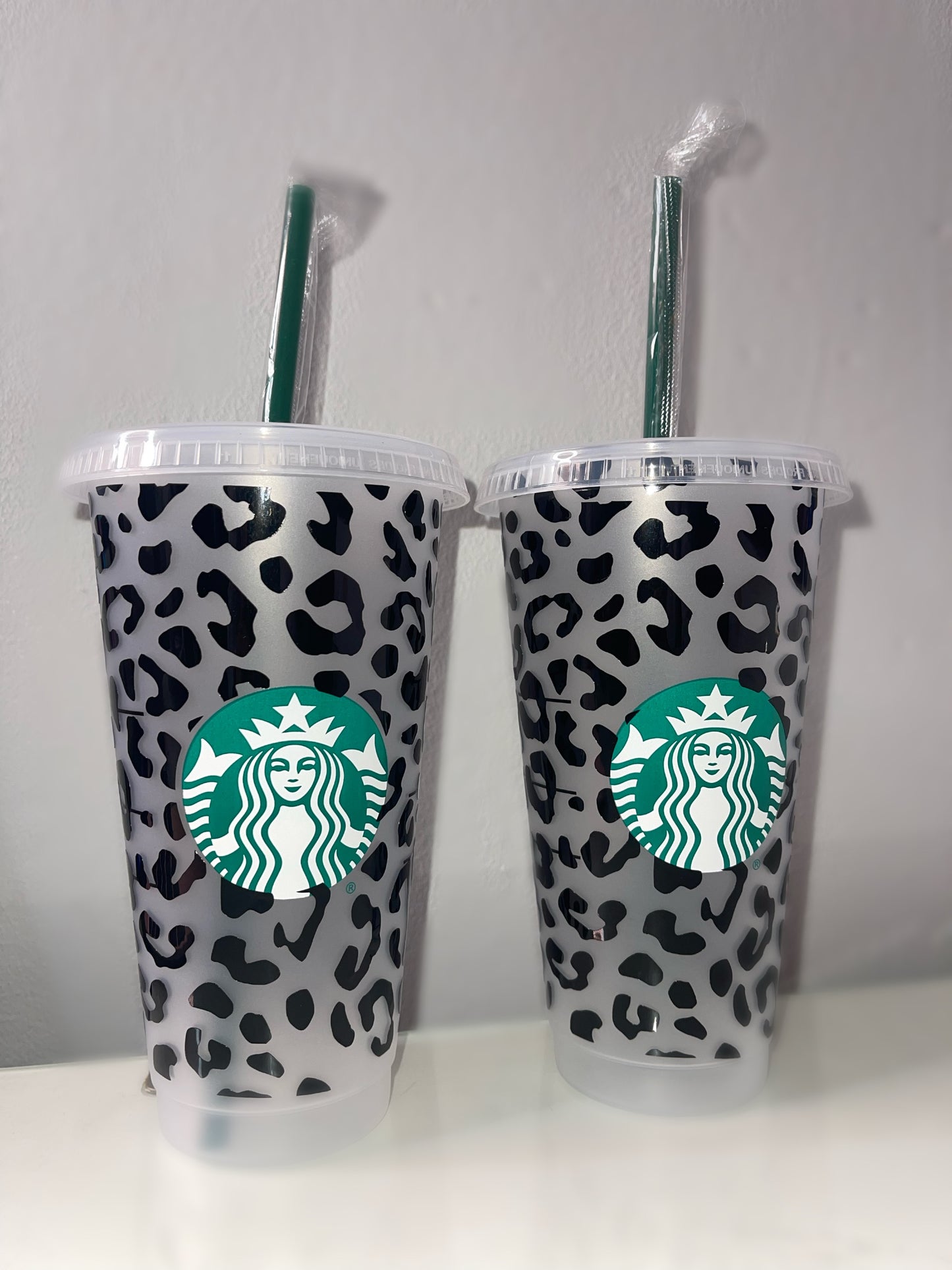 Personalised Leopard Print Starbucks Cup